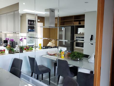 Espelhos Com Bisotê em junção